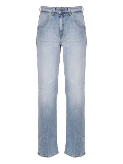 Dondup Five Pockets Straight-leg Jeans In Blue