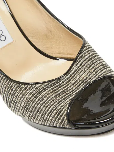 Pre-owned Jimmy Choo 105mm Peep-toe Platform Pumps