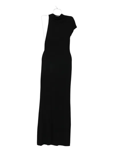 Tom Ford Long Draped One Shoulder Maxi Dress