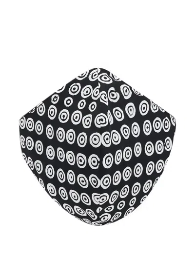10 Corso Como Graphic-print Face Mask In Black