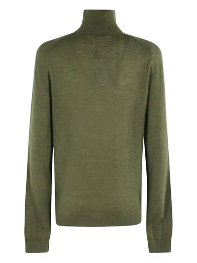Jw Anderson J. W. Anderson Turtleneck Jumper In Green