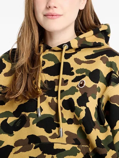 A Bathing Ape Camo Jacquard One Point Hoodie