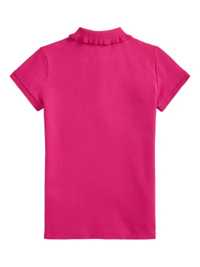 Polo Ralph Lauren Cotton Mesh Polo Shirt In Pink