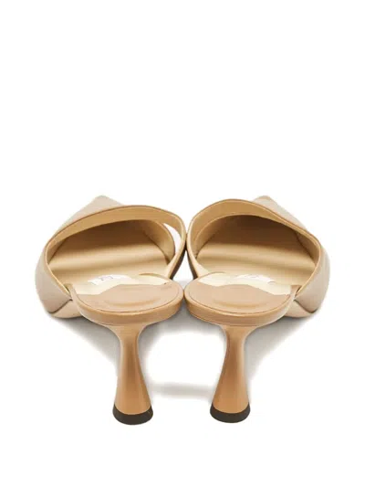 Pre-owned Jimmy Choo 100mm Zalea Pointed-toe Mules