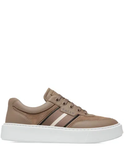 Bally Suede Stripe-detailing Sneakers In Multi