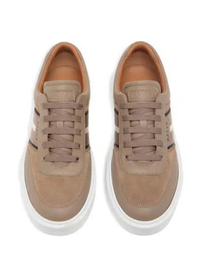 Bally Suede Stripe-detailing Sneakers In Multi