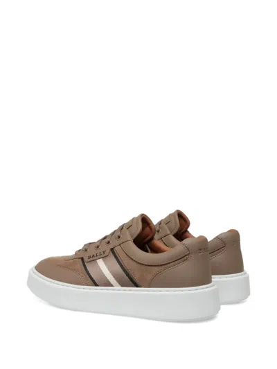 Bally Suede Stripe-detailing Sneakers In Multi