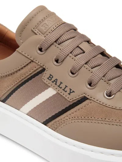 Bally Suede Stripe-detailing Sneakers In Multi