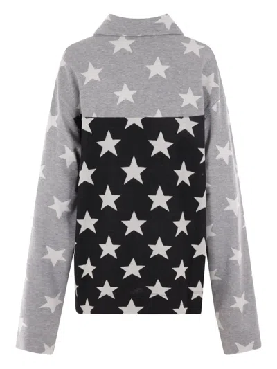 Reward If Found Star-print Polo Top In Multi