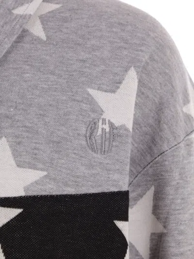 Reward If Found Star-print Polo Top In Multi