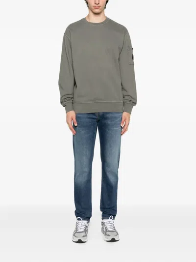 7 For All Mankind Distressed-details Jeans In Blue