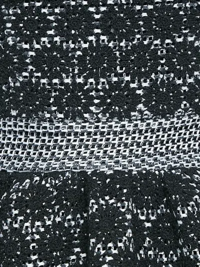 Pre-owned Maje Floral-lace Dress In Black
