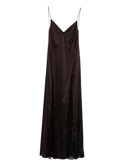 Staud Trinity Lace-insert Maxi Dress