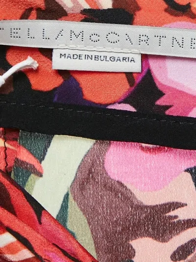 Pre-owned Stella Mccartney Floral-print Wide-leg Trousers
