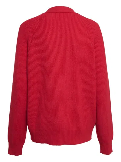 Pre-owned Zadig & Voltaire Ribbed Lace-up Sweater