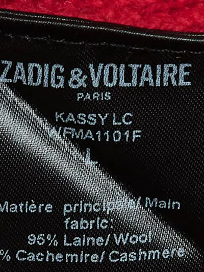 Pre-owned Zadig & Voltaire Ribbed Lace-up Sweater
