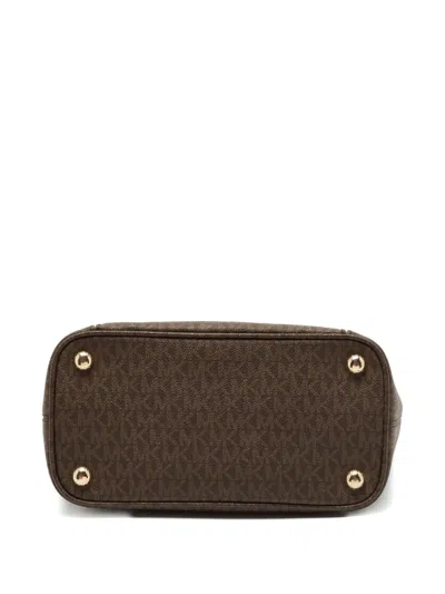 Pre-owned Michael Kors Vintage  Monogram Tote Bag In Brown