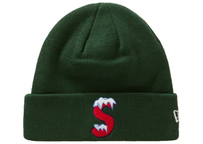 Pre-owned Supreme New Era S Logo Beanie (fw20) In Green
