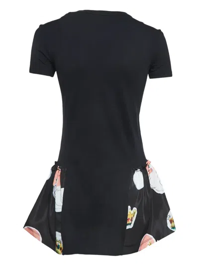 Pre-owned Valentino Cotton Flounce-print T-shirt