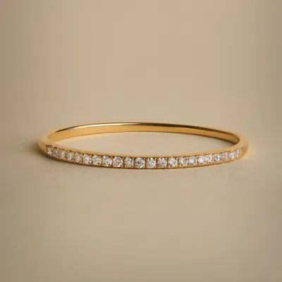 Astrid &amp; Miyu Lab Diamond Pave Ring