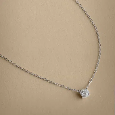 Astrid &amp; Miyu Lab Diamond Stone Pendant Necklace