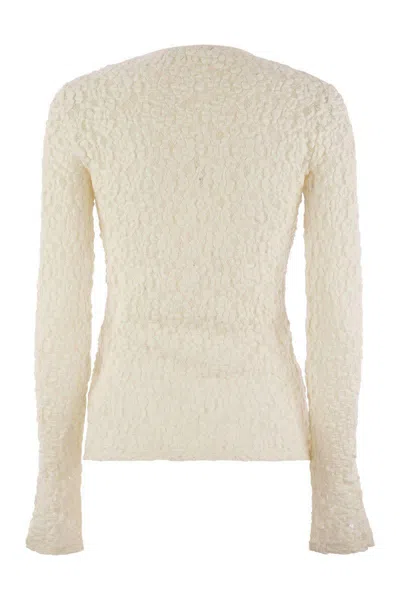 Max Mara Studio Gennaio - Tight-fitting Cloqué Lace Jersey