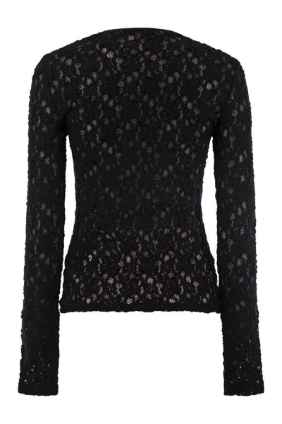 Max Mara Studio Gennaio - Tight-fitting Cloqué Lace Jersey