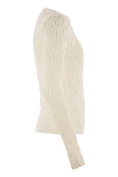 Max Mara Studio Gennaio - Tight-fitting Cloqué Lace Jersey