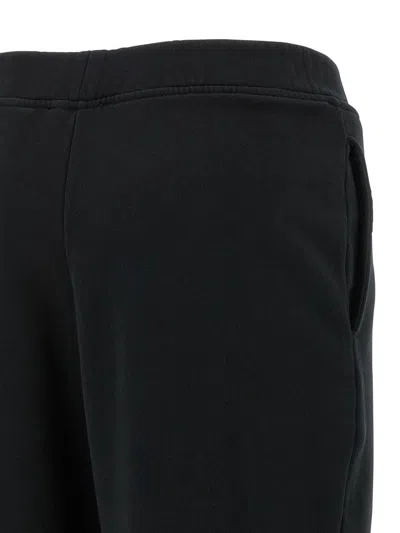 Rotate Birger Christensen Wide Leg Lace-up Joggers With Side Pockets In Black