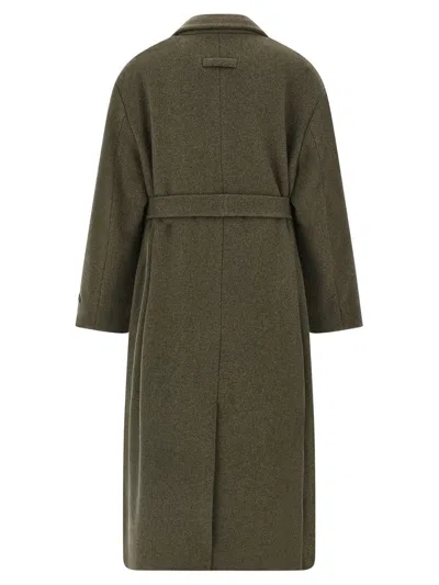 Fear Of God Relaxed Coat In Green