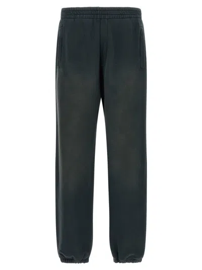Golden Goose Black Niccol Joggers In Green