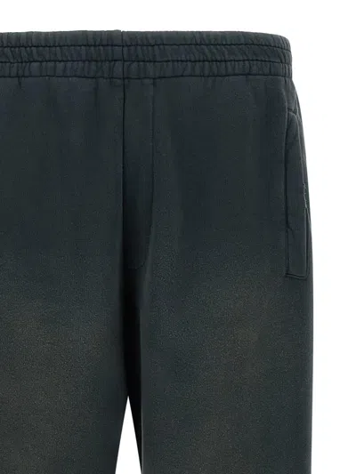 Golden Goose Black Niccol Joggers In Green