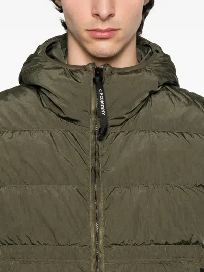 C.p. Company Hooded Botito Down Jacket In Green