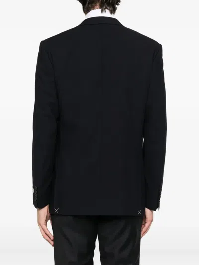 Canali Two-button Wool Jacket In Black