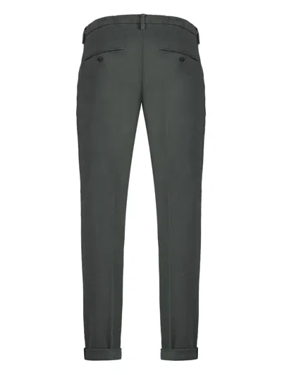 Dondup Gaubert Cotton Chino Trousers In Green