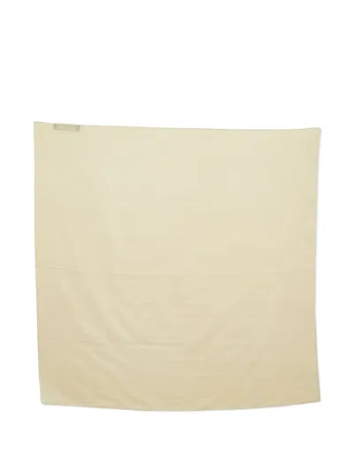 Pre-owned Dolce & Gabbana Silk Scarf In Sand