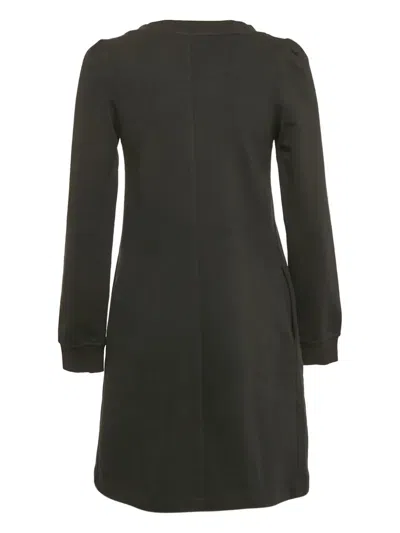 Pre-owned Moschino Envelope-pocket Dress In Black
