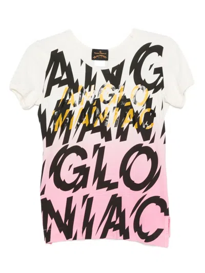 Pre-owned Vivienne Westwood 2013 Ombré-effect Printed T-shirt