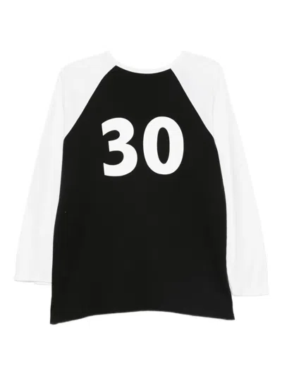 Pre-owned Yohji Yamamoto 2000s Raglan-sleeve Baseball T-shirt