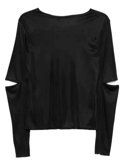 Pre-owned Helmut Lang 1990s Split-sleeve Blouse
