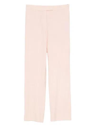 Pre-owned Prada 2000s Cotton Trousers In Pink
