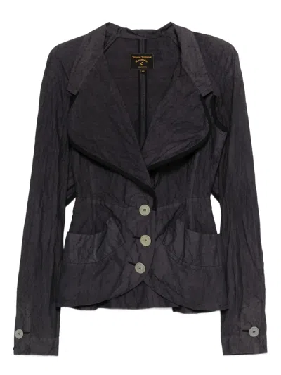 Pre-owned Vivienne Westwood 2000s Crease-effect Jacket