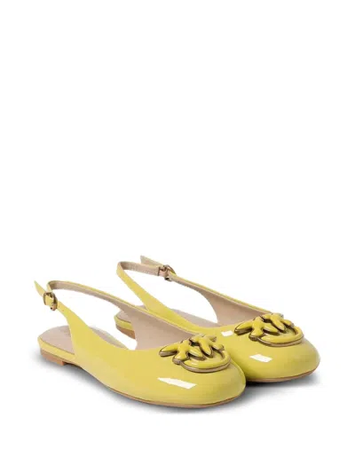 Pinko Slingback Embellished Flat Pumps