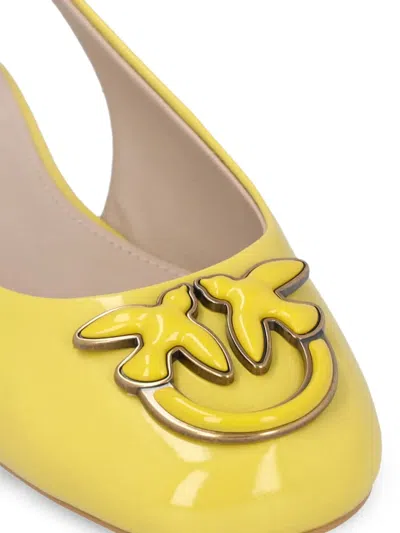 Pinko Slingback Embellished Flat Pumps