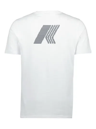 K-way Odom Ascii Code Print T-shirt In White