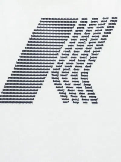 K-way Odom Ascii Code Print T-shirt In White
