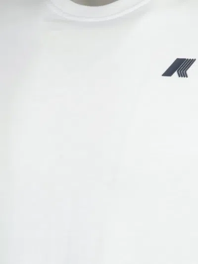 K-way Odom Ascii Code Print T-shirt In White