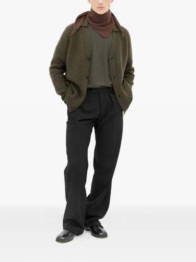 Mhl By Margaret Howell Collared Cardigan In Green