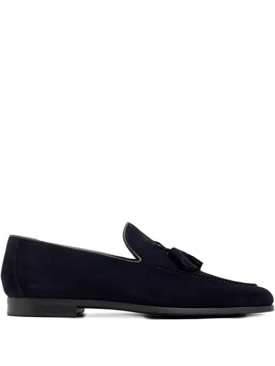 Magnanni Tassel Suede Loafers
