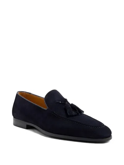 Magnanni Tassel Suede Loafers